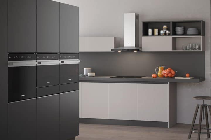 Bauknecht E-Geräte Designküche Backofen Mikrowelle und Dampfgarer